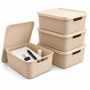 Kit Caixas Organizadoras com Tampa 5 Litros Multimarket