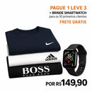 Kit Camisa Pague 1 Leve 3 + Brinde Smartwatch Multimarket
