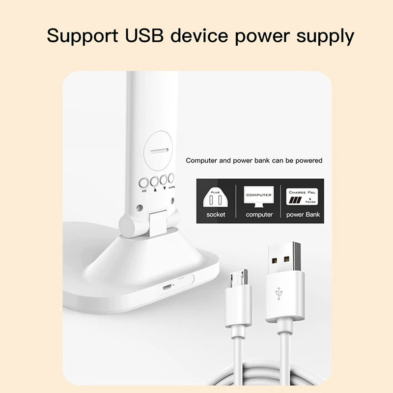 Luminária de Mesa + Carregador Iphone Samsung por Indução