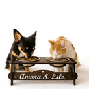 Comedouro Duplo Pet Cães e Gatos Multimarket