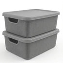 Kit Caixas Organizadoras com Tampa 5 Litros Multimarket