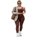 Conjunto Feminino Academia - Top Fitness e Legging Zero Transparência Multimarket